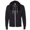 Unisex Heathered French Terry Full-Zip Hooded Sweatshirt Thumbnail
