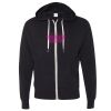 Unisex Heathered French Terry Full-Zip Hooded Sweatshirt Thumbnail