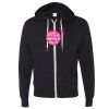Unisex Heathered French Terry Full-Zip Hooded Sweatshirt Thumbnail
