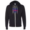 Unisex Heathered French Terry Full-Zip Hooded Sweatshirt Thumbnail