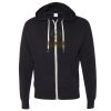 Unisex Heathered French Terry Full-Zip Hooded Sweatshirt Thumbnail