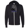Unisex Heathered French Terry Full-Zip Hooded Sweatshirt Thumbnail