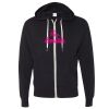 Unisex Heathered French Terry Full-Zip Hooded Sweatshirt Thumbnail