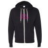 Unisex Heathered French Terry Full-Zip Hooded Sweatshirt Thumbnail
