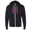 Unisex Heathered French Terry Full-Zip Hooded Sweatshirt Thumbnail