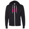 Unisex Heathered French Terry Full-Zip Hooded Sweatshirt Thumbnail