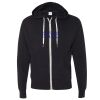 Unisex Heathered French Terry Full-Zip Hooded Sweatshirt Thumbnail