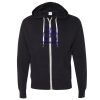Unisex Heathered French Terry Full-Zip Hooded Sweatshirt Thumbnail