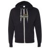 Unisex Heathered French Terry Full-Zip Hooded Sweatshirt Thumbnail