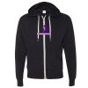 Unisex Heathered French Terry Full-Zip Hooded Sweatshirt Thumbnail