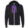 Unisex Heathered French Terry Full-Zip Hooded Sweatshirt Thumbnail