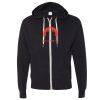 Unisex Heathered French Terry Full-Zip Hooded Sweatshirt Thumbnail