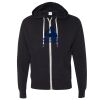 Unisex Heathered French Terry Full-Zip Hooded Sweatshirt Thumbnail