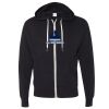 Unisex Heathered French Terry Full-Zip Hooded Sweatshirt Thumbnail