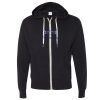 Unisex Heathered French Terry Full-Zip Hooded Sweatshirt Thumbnail