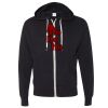 Unisex Heathered French Terry Full-Zip Hooded Sweatshirt Thumbnail