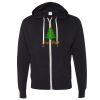 Unisex Heathered French Terry Full-Zip Hooded Sweatshirt Thumbnail