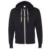 Unisex Heathered French Terry Full-Zip Hooded Sweatshirt Thumbnail